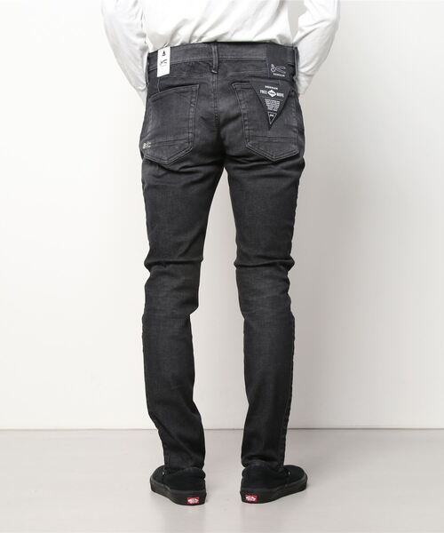 DENHAM 「DENHAM」 加工スキニーデニムパンツ 28 ブラック メンズ 