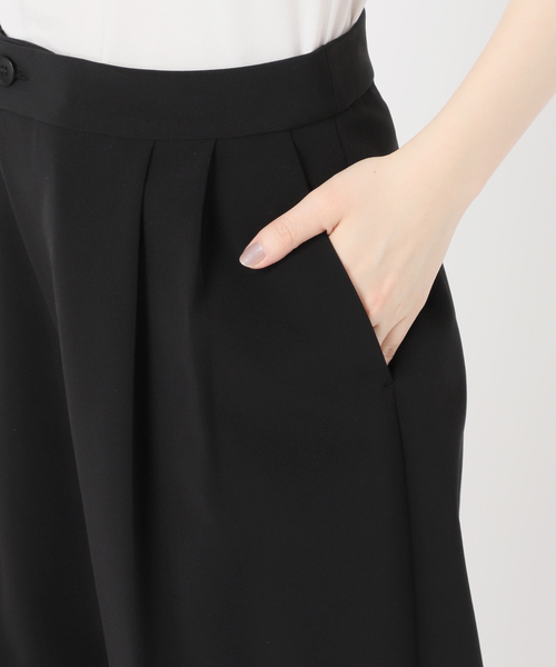 AP STUDIO リネン スリムフレア 美脚 スラックスパンツ tiptop スラックス パンツ 「ZOZO限定アイテム」リネンタッチ