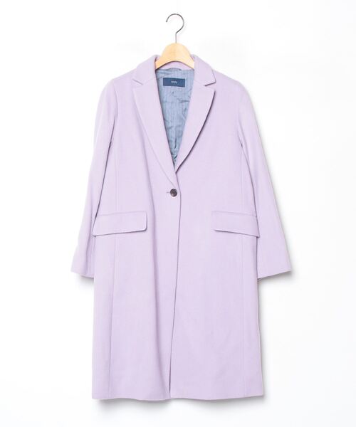 SHIPS（シップス） チェスターコート 38 ラベンダー レディース