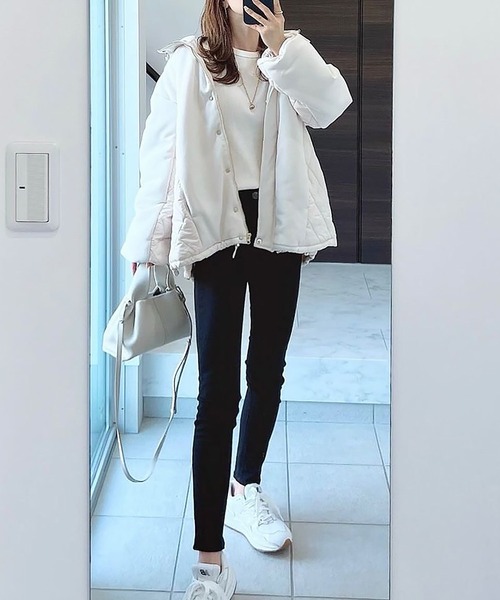 【新品】Emma taylor フード付き軽量ジャケット 美シルエット3wayキルティングフードコート Emma Taylor│STYLEDOOR