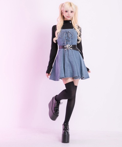 Diable baiser（ディアブルベーゼ） ワンピース 夏 コルセット風レース