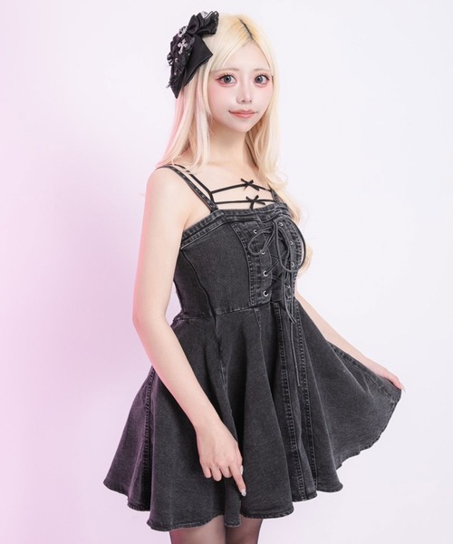 Diable baiser（ディアブルベーゼ） ワンピース コルセット風レース