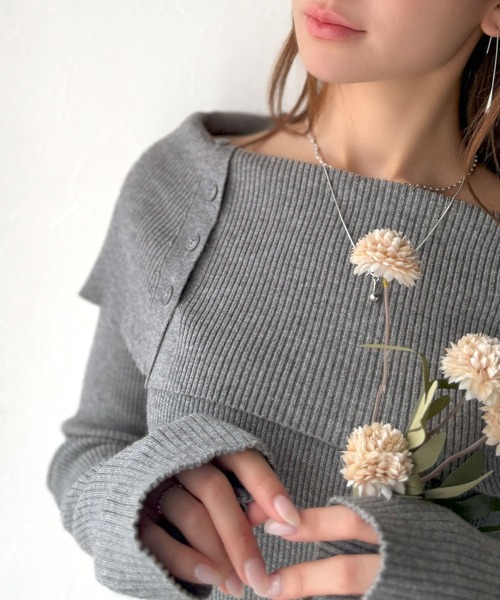 classicalelf ニット セーター 上品&繊細に華奢見え classicalelf ニット セーター 上品&繊細に華奢見え