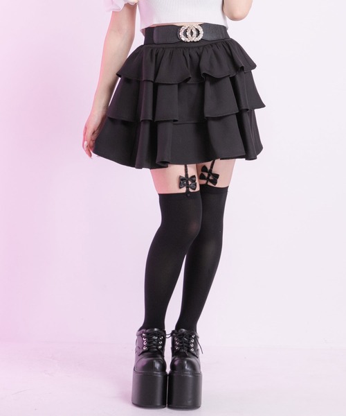 Diable baiser（ディアブルベーゼ） スカート 夏 「4Lー6L」3段