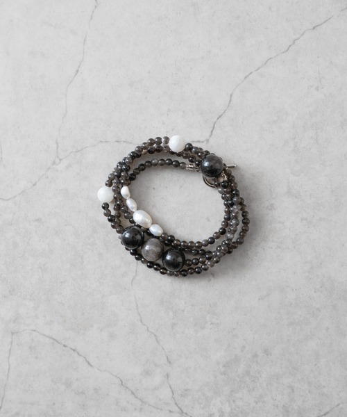 ネックレス JYUZU” NECKLACE＆BRACELET　天然石”数珠”ネックレス＆4連ブレスレット メンズ レディース_12