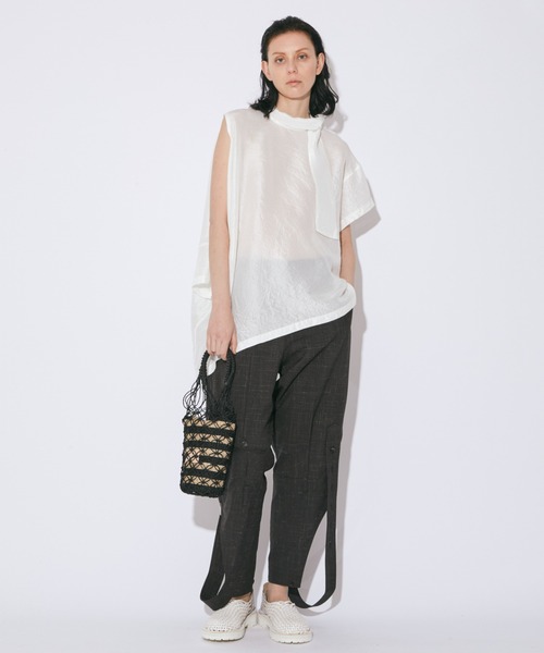 かごバッグ カゴバッグ ビューティフルピープル beautiful people abaca biku roll bag_6