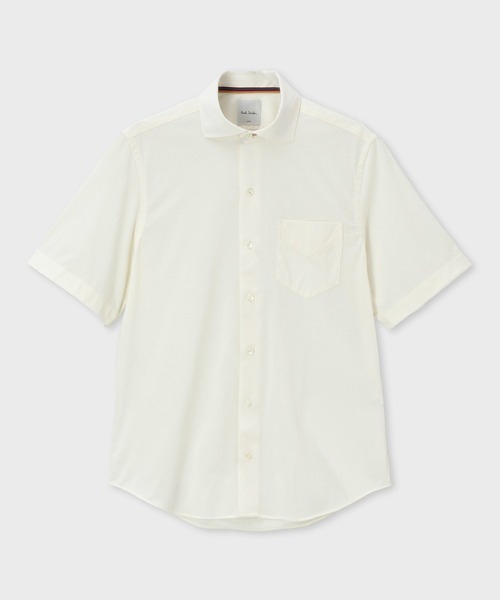 Paul Smith フォーマル シャツ コットンジャージ 半袖ドレス