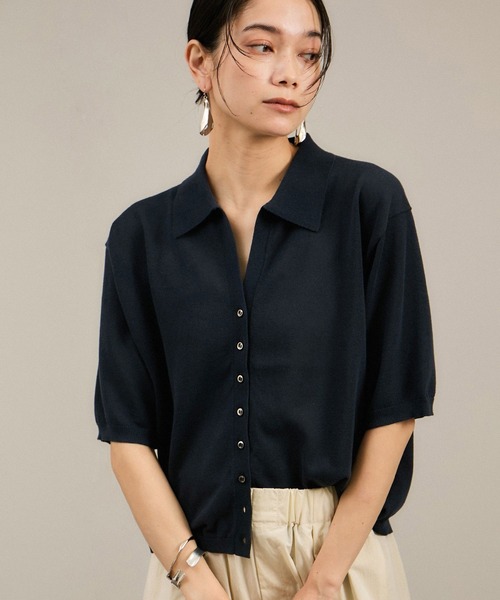 SALON adam et rope' カーディガン 「WEB限定」ドライタッチ