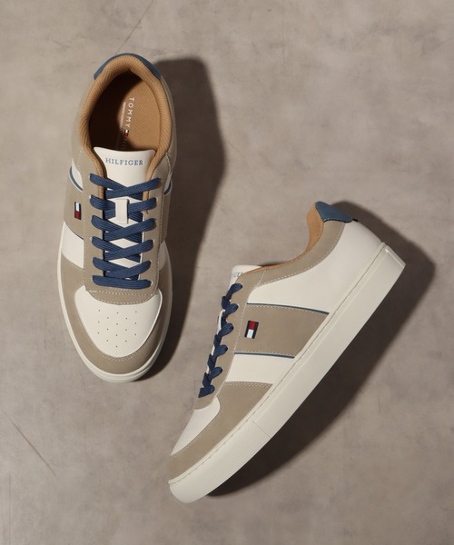  ■トミーヒルフィガーロゴ バイカラー スニーカー TOMMY HILFIGER スニーカー 「TOMMY HILFIGER/トミー