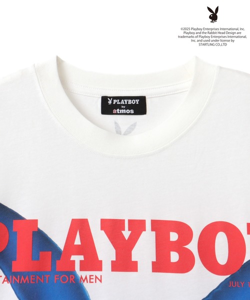 PLAYBOY tシャツ x atmos pink Big T-shirt / プレイボーイ