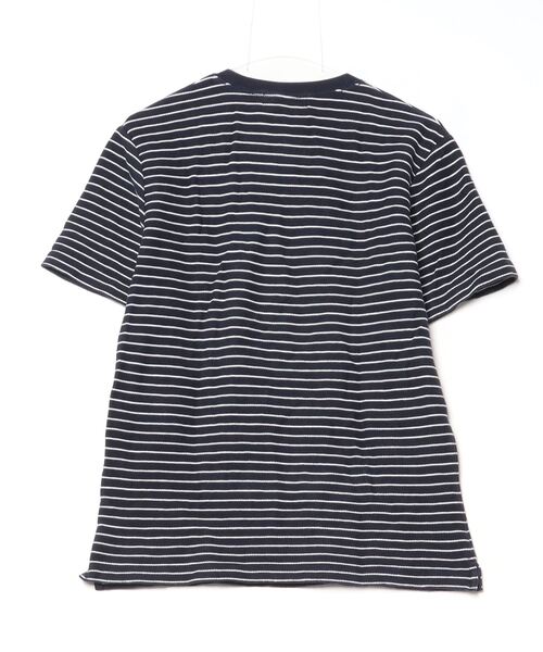「NANO universe」 半袖Tシャツ SMALL ネイビー メンズ