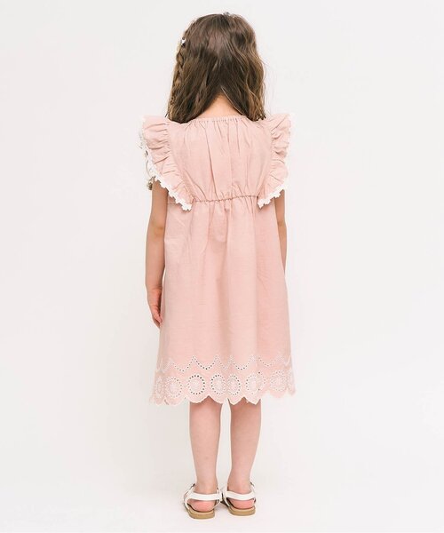 ジュニアレースワンピース apres les cours ワンピース 「ジュニア対応」ヨークフリル