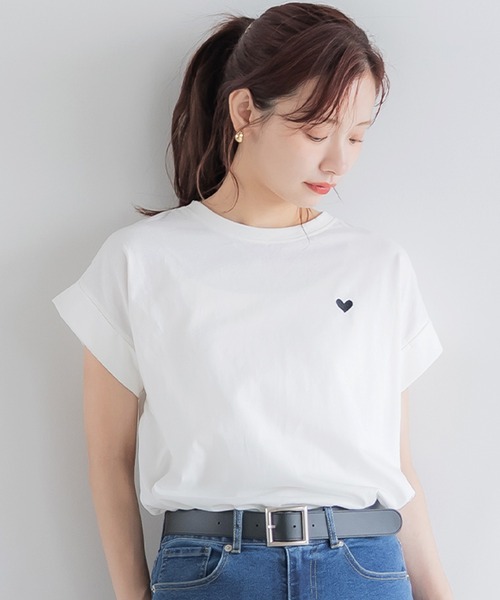 tシャツ フレンチスリーブロゴTシャツ レディース | coca | 01