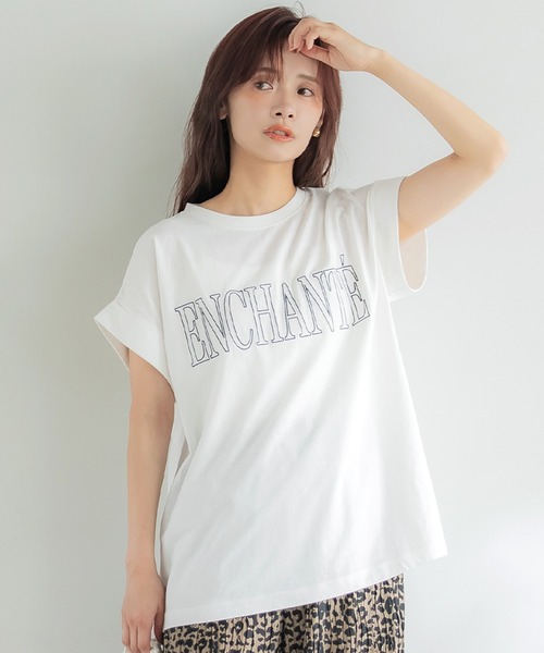 tシャツ フレンチスリーブロゴTシャツ レディース | coca | 03