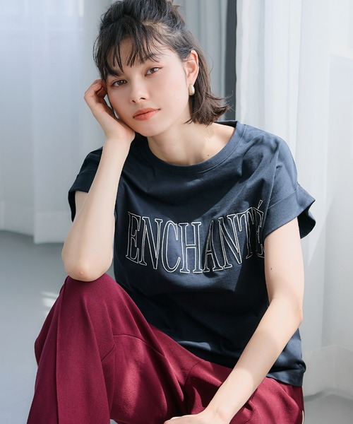 tシャツ フレンチスリーブロゴTシャツ レディース | coca | 04