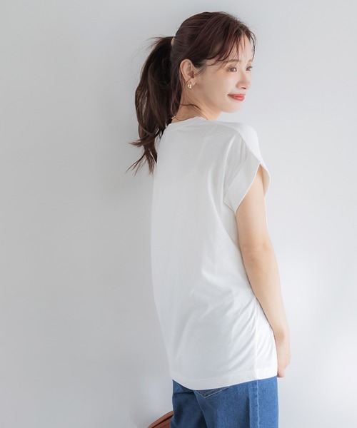 tシャツ フレンチスリーブロゴTシャツ レディース | coca | 07