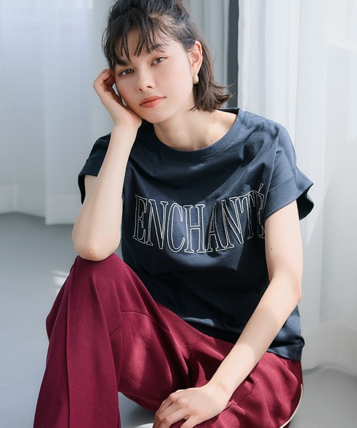 tシャツ フレンチスリーブロゴTシャツ レディース | coca | 21