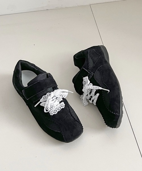 Shoes in Closet（シュークロ） スニーカー 超軽量 2WAY レース紐付