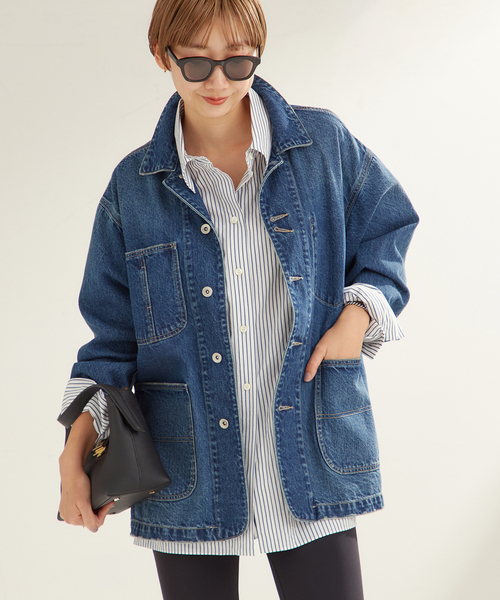 【新品】Plage coverall カバーオール 36 plage デニムジャケット gジャン 「追加」coverall 3 レディース