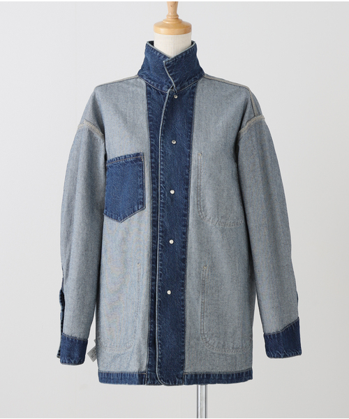 新品未使用　plage coverall カバーオール plage デニムジャケット gジャン 「追加」coverall 3 レディース