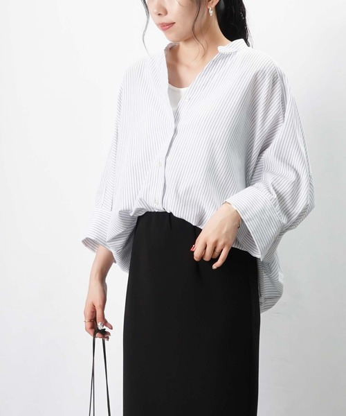 tシャツ LC/LLL UV冷感シアーコクーンドルマンブラウス レディース LADY LUCK LUCA tシャツ LC/LLL UV冷感シアーコクーンドルマン