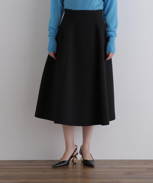 UNITED ARROWS/ハイウエストフレアスカート　新品未使用タグ付 UNITED ARROWS LTD. OUTLET｜撥水 タック フレア スカート