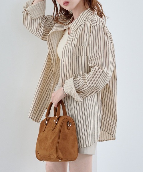 めぐさま専用DOUBLE MAISON ストライプ セットアップFサイズ ブライトリーセットアップ】マニッシュストライプ 2WAYストレッチ