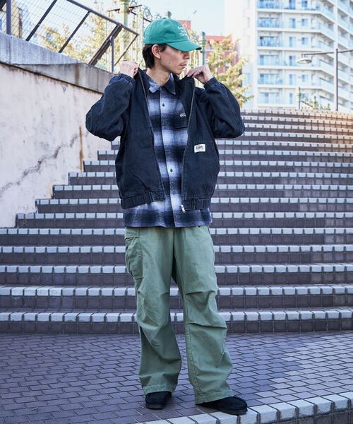 「FFEIN」 デニムジャケット SMALL ブルー メンズ