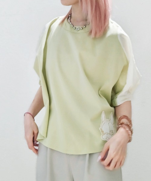 tシャツ HIPPIE＆コンビデザインカットソー レディース