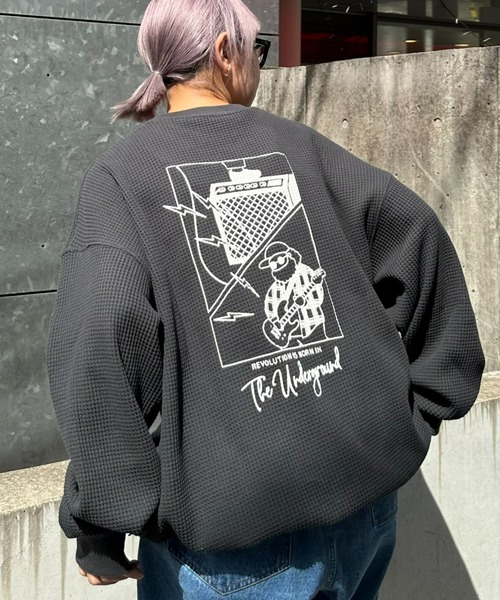 「CIAOPANIC TYPY」 長袖Tシャツ MEDIUM ブラック メンズ
