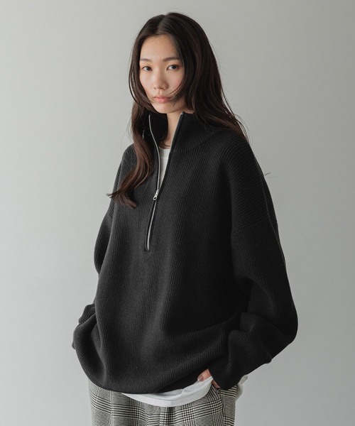 エブリデイアイライク Sheer ハーフスリーブ プルオーバー ニット F 黒 楽天市場】エブリデイアイライク（トップス｜レディースファッション