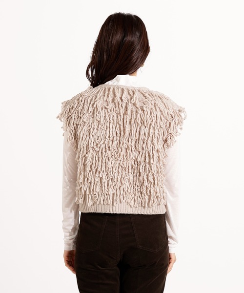 N.Natural Beauty Basic ベスト ジレ ループニットベスト