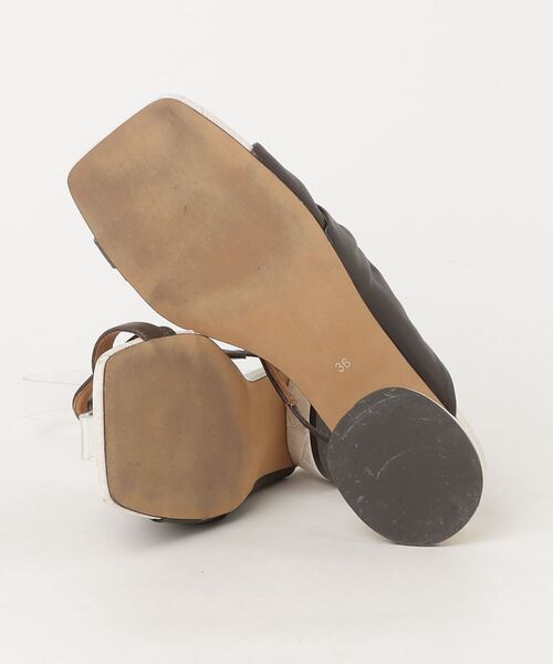 「Daniella&GEMMA」 ミュール 36 ダークブラウン レディース_画像3