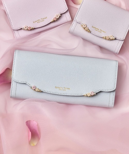 【最終価格】Samantha Thavasa Petit Choice 長財布 Samantha Thavasa Petit Choice サイドフラワー 長財布