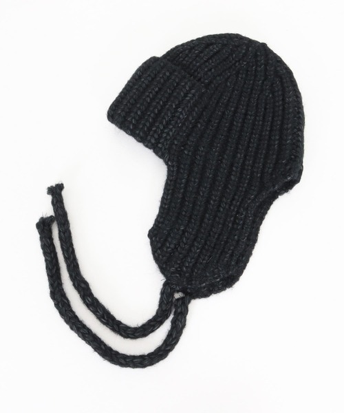 ANGENEHM（アンゲネーム） ニット帽 ニットキャップ mko13023-Earflap