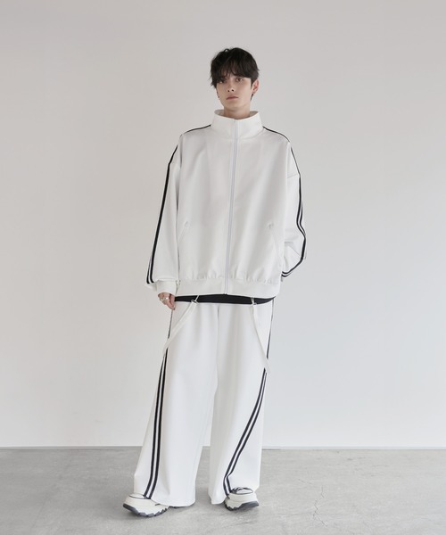 LILL（リル） パンツ オーバーサイズカーブトラックパンツ メンズ