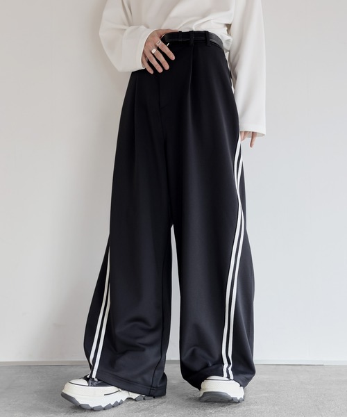 LILL（リル） パンツ オーバーサイズカーブトラックパンツ メンズ