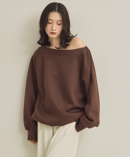 NEUNA（ヌナ） トレーナー スウェット ワンショルカットスウェット