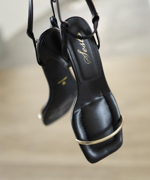 「SESTO」 ヒールサンダル L ブラック レディース_画像4