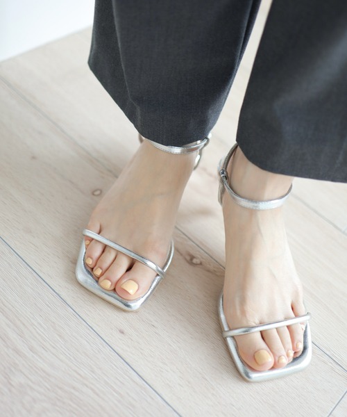 「SESTO」 ヒールサンダル L ブラック レディース_画像6