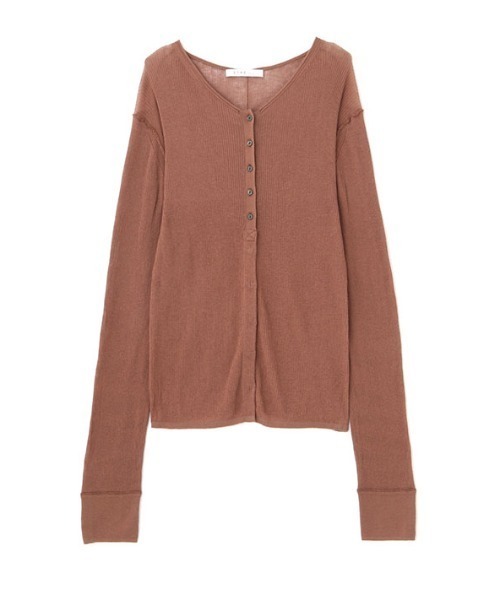 ETRE TOKYO カーディガン シアーハイゲージニットカーディガン