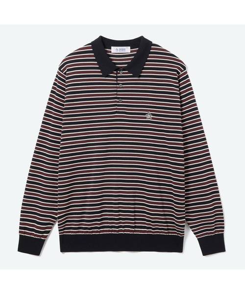 セーター ニット SADDLE SHOULDER POLO SWEATER ニットポロシャツ ゴルフウェア メンズ レディースの画像