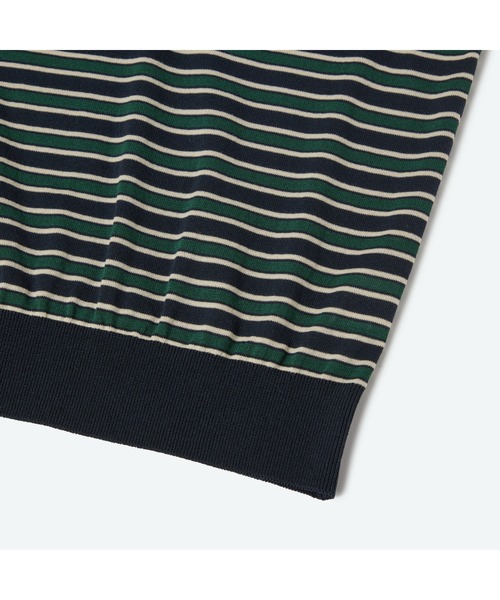 セーター ニット SADDLE SHOULDER POLO SWEATER ニットポロシャツ ゴルフウェア メンズ レディースの画像