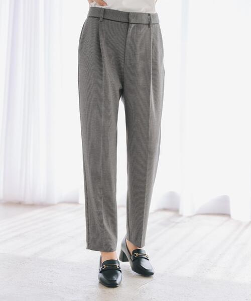 index（インデックス） パンツ 「丈が選べる」ストレッチテーパード