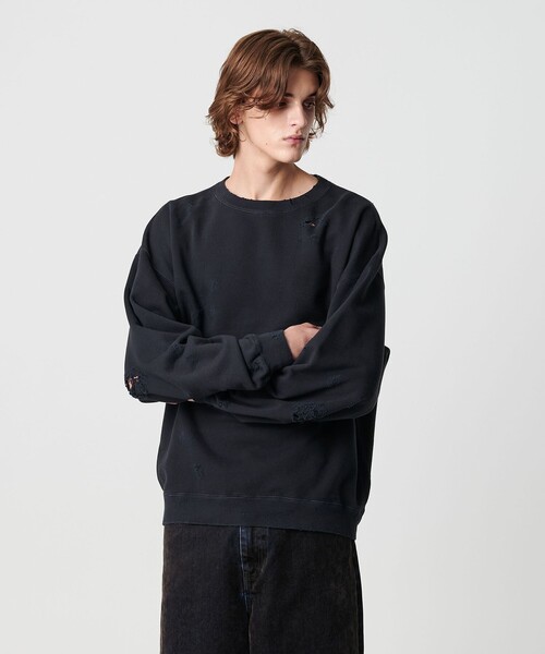 【2色セット】monkey timeフレンチテリー ディストレスド スウェット MONKEY TIME（モンキータイム）の「＜monkey time＞ フレンチテリー