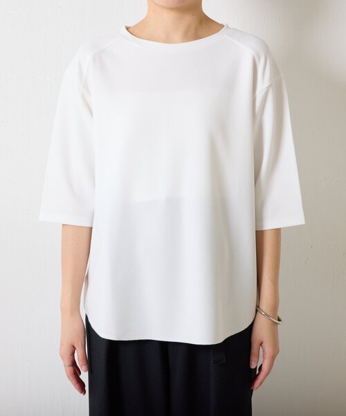 「COLLAGE GALLARDAGALANTE」 半袖カットソー FREE ネイビー レディース_画像2