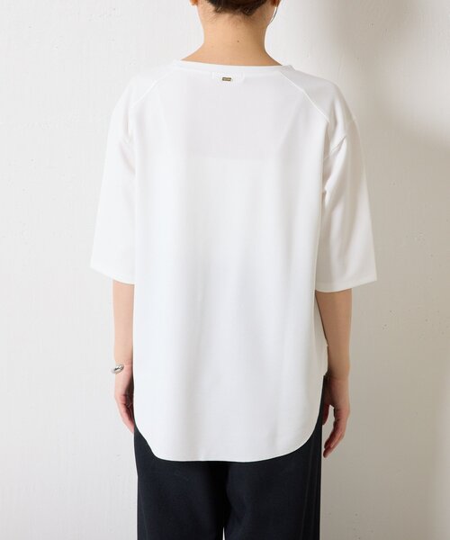 「COLLAGE GALLARDAGALANTE」 半袖カットソー FREE ネイビー レディース_画像4