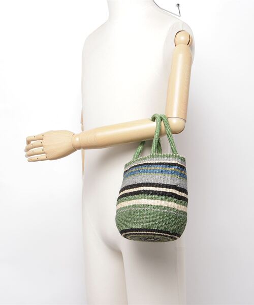 「VIOLAd'ORO」 かごバッグ ONE SIZE グリーン レディース_画像6