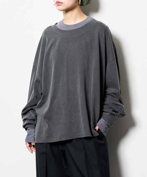 CITYSHOP（シティショップ） tシャツ COMBINATION LONG Tシャツ