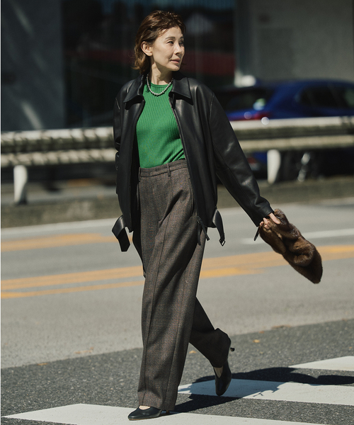 【超美品】ヴェルメイユパーイエナ　レザージャケット VERMEIL par iena（ヴェルメイユパーイエナ） レザージャケット